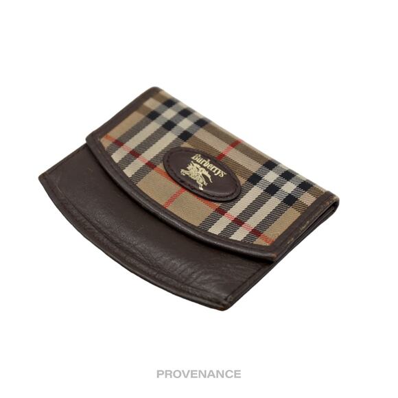 🔴 Burberry Snap Coin Wallet - Nova Check - Picture 3 of 7
